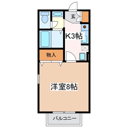 松本駅 徒歩5分 2階の物件間取画像